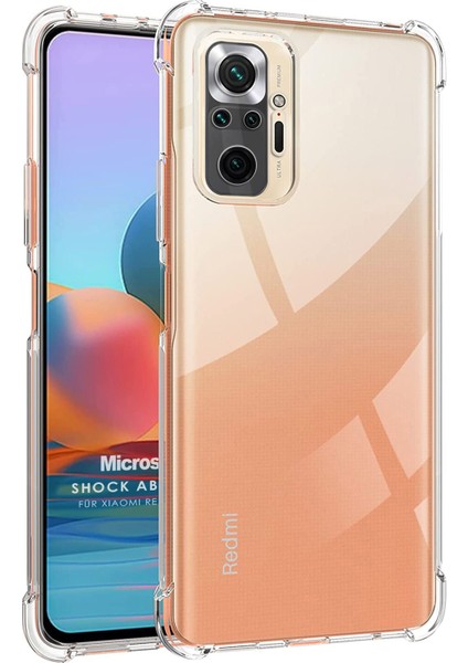 Xiaomi Redmi Note 10 Pro Max Kılıf Shock Absorbing Şeffaf