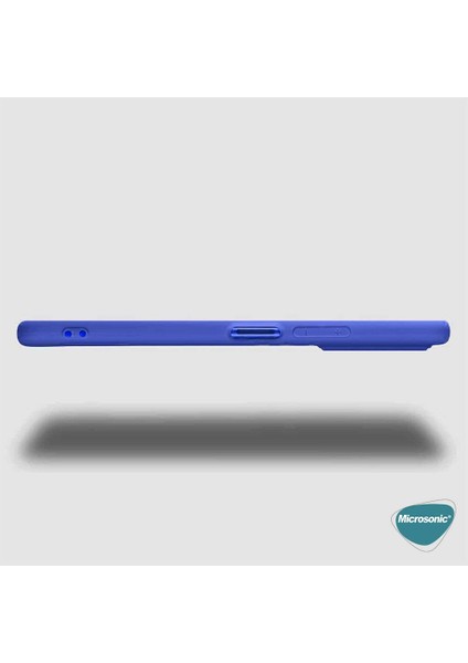 Matte Silicone Xiaomi Redmi Note 10 Pro Max Kılıf Mavi