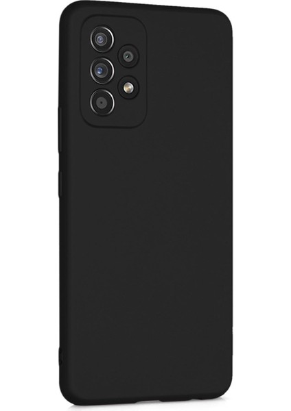 Matte Silicone Samsung Galaxy A23 Kılıf Siyah