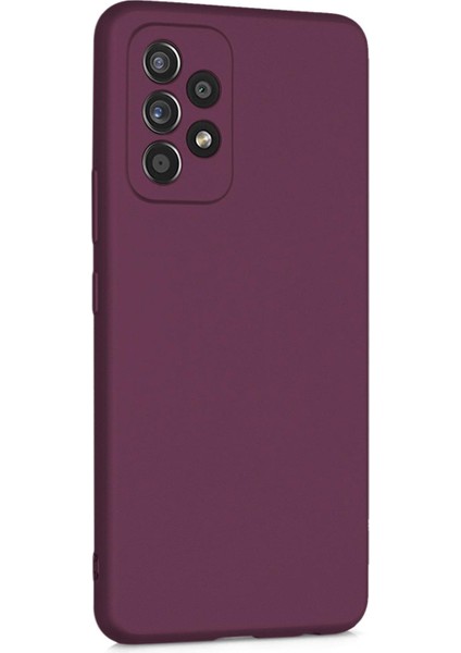 Matte Silicone Samsung Galaxy A23 Kılıf Mor