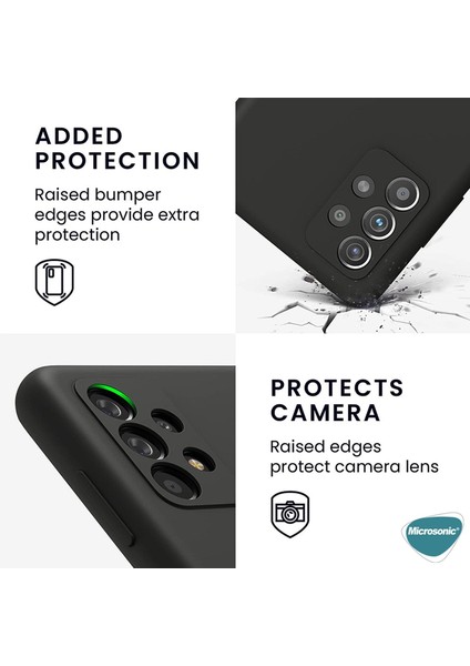 Matte Silicone Samsung Galaxy A23 Kılıf Mor