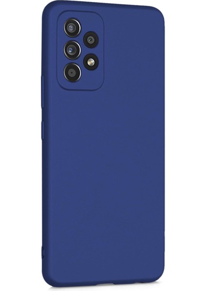 Matte Silicone Samsung Galaxy A23 Kılıf Lacivert