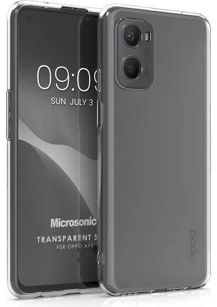 Oppo A96 4g Kılıf Transparent Soft Şeffaf