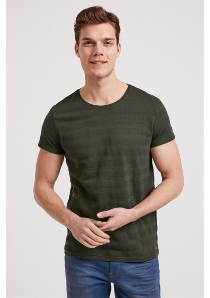 Pamuklu Regular Fit Bisiklet Yaka T Shirt Erkek T Shirt 222 Lcm 242053 5201 fiyatları