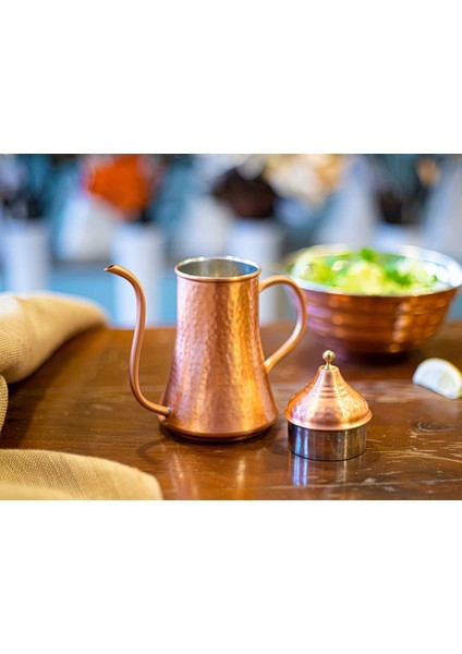 Bakır Bakır Yağdanlık Otantik Model Mat Bakır Renk No:2 fiyatları