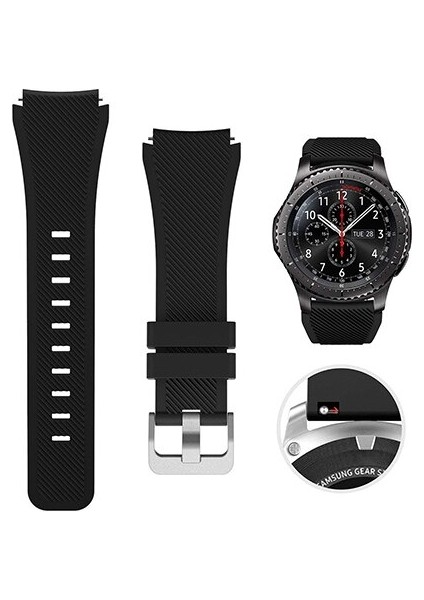 Cool Cold Huawei Gt 2/ Gt 3 - Honor Magic Watch 2 46MM - Samsung Gear Watch 46MM Silikon Kordon Kayış modelleri