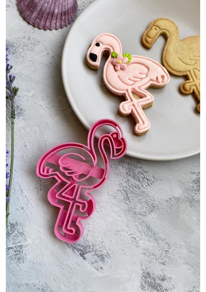Flamingo Hamur Şekillendirici / Kurabiye Kalıbı - Pembe fiyatları