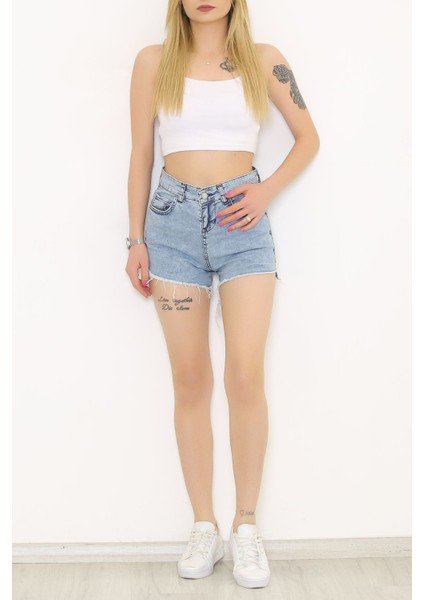 Kot Şort Açıkmavi - 9390.609. fırsatları