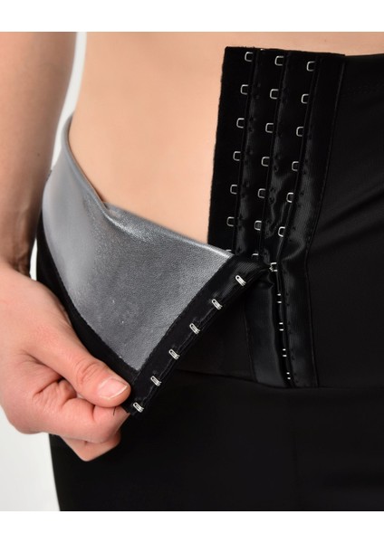 Ekstra Yüksek Bel 3 Kademeli Agraflı Maksimum Terleten Termal Şort fırsatları