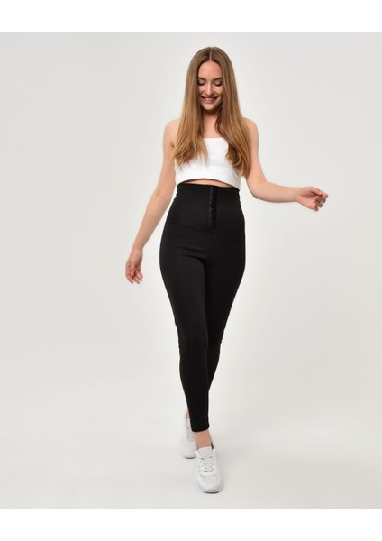 Ekstra Yüksek Bel Agraflı Termal Tayt Yetişkinler İçin Maksimum Terleme Sağlayan Ürün