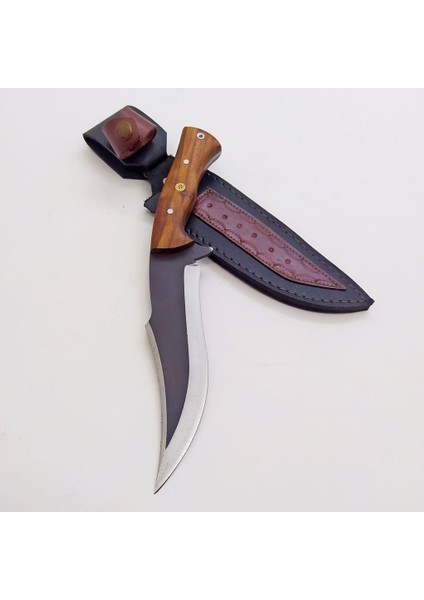 El Yapımı Ceviz Kabzeli Kambur Bıçak Paslanmaz Çelik Av Bıçağı fırsatları