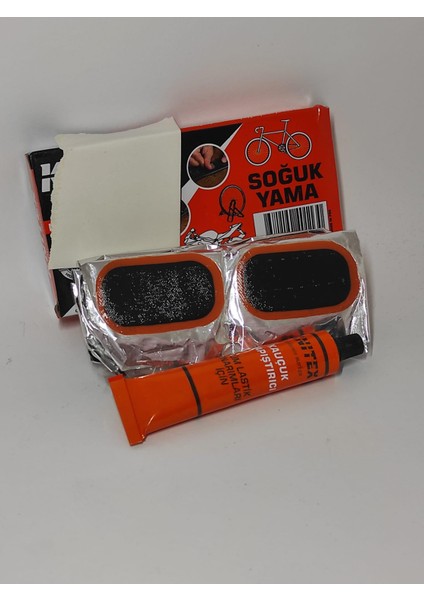 Lastik Tamir Yama Seti Tüm Latik Tamirlerine Uygun Soğuk Yama 24 Yama 1 Solüsyon Şamyel Teker Yaması fiyatları