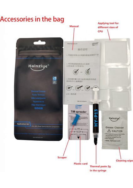 P13 13.4 W/m.k 1 Gr. Termal Macun modelleri