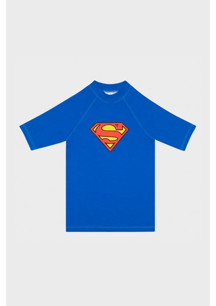 Kent Junior Süperman Uv Korumalı Mayo Kısa Kollu T Shirt Erkek Çocuk T Shirt ST21120039