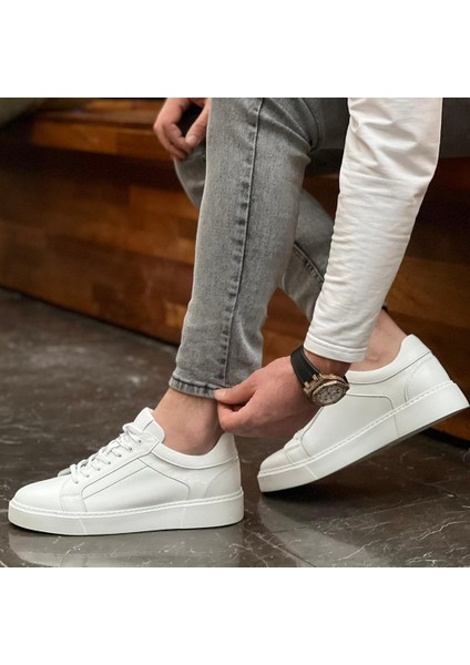 Sail Lakers - Beyaz Deri Erkek Sneaker
