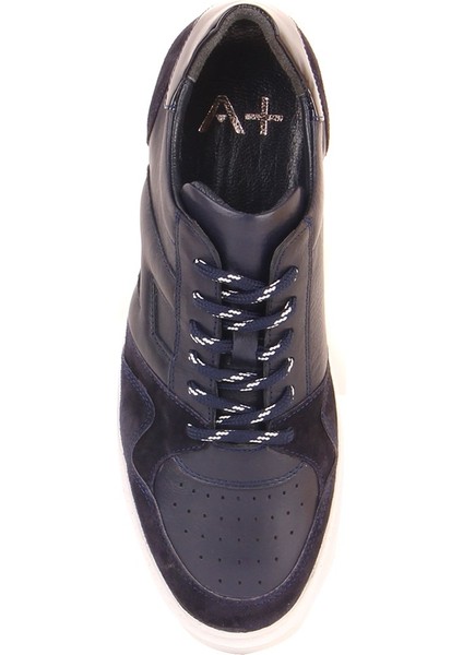 Sail Lakers - Lacivert Deri, Süet Bağcıklı Erkek Sneaker indirimleri