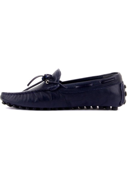 Sail Lakers - Lacivert Deri Erkek Loafer modelleri