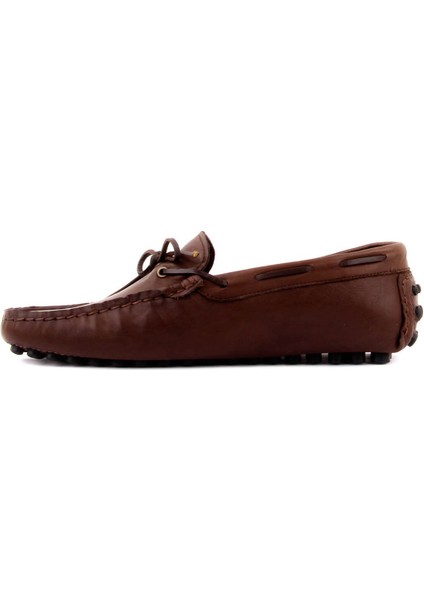 Sail Lakers - Kahverengi Deri Erkek Loafer modelleri