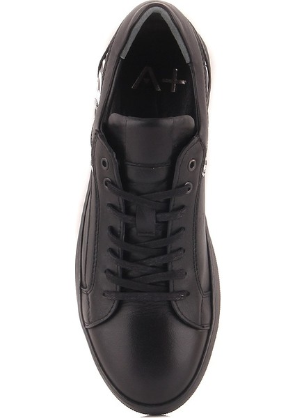 Sail Lakers - Siyah Deri Zebra Detaylı Erkek Sneaker