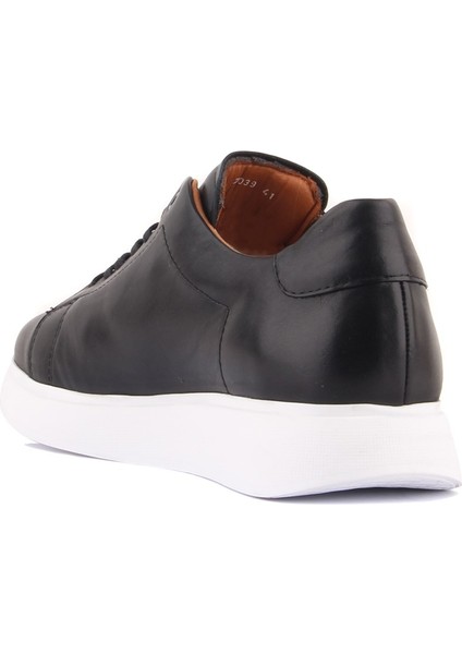 Sail Lakers - Siyah Deri Erkek Sneaker