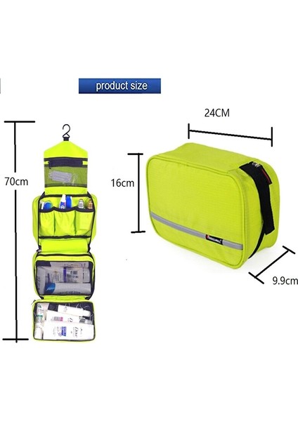 Asılı Makyaj Çantası Oxford Kadınlar Seyahat Kompakt Su Geçirmez Organizatör Yıkama Kozmetik Çantası Erkekler Rahat Çok Fonksiyonlu (Yurt Dışından)