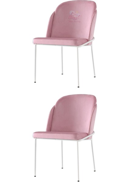 2 Adet Limon Sandalye Metal Beyaz Sandalye Mutfak Salon Yemek Odası Sandalyesi fiyatları