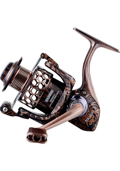 Tüm Metal Balıkçılık Makaraları Iplik Makarası Reel Yuvarlak Deniz Olta Döküm Çubuklar Balıkçılık Gemisi Baitcasting Reel Fly Reel | Balıkçılık Makaraları (HA5000) (Yurt Dışından)
