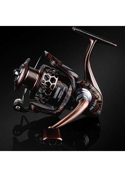 Tüm Metal Balıkçılık Makaraları Iplik Makarası Reel Yuvarlak Deniz Olta Döküm Çubuklar Balıkçılık Gemisi Baitcasting Reel Fly Reel | Balıkçılık Makaraları (HA5000) (Yurt Dışından)