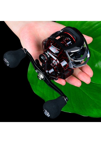Balıkçılık Reel Tüm Metal Makaraya Baitcasting Reel 10 kg / 22LB Max Drag Manyetik Fren Gücü Hız Oranı 7.2: 1 Yem Döküm | Balıkçılık Makaraları (DW121R) (Yurt Dışından)
