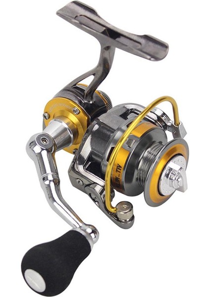 Tam Metal Mini Iplik Makarası 5.0: 1 Dişli Oranı 3 + 1bb Cnc Alüminyum Alaşım Hattı Biriktirme Fincan Rocker Kol Ultralight Spin Balıkçılık Reel | Balıkçılık Makaraları (Altın) (Yurt Dışından)