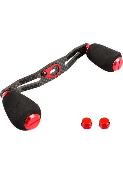 8 * 5mm Dıy Karbon Fiber Balıkçılık Reel Kolu Eva Knob Baitcasting Reel Balıkçılık Aksesuarları Yem Döküm Kolu Vidalar | Balıkçılık Makaraları (Kırmızı-8 * 5) (Yurt Dışından)