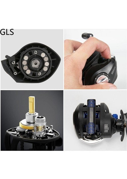 Sol El Baitcasting Reel 7.2: 1gear Oranı Max Drag 8kg Reel Alüminyum Makaralar Döküm Balıkçılık Reel Döküm Makarası | Balıkçılık Makaraları (Siyah) (Yurt Dışından)