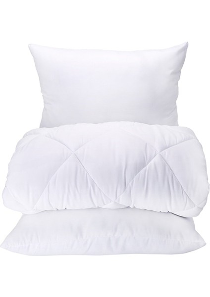 Çift Kişilik Microfiber Yorgan Seti +2 Adet Yastık fiyatları