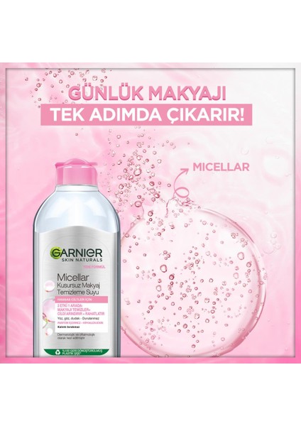 Micellar Kusursuz Makyaj Temizleme Suyu 400 ml 3'lü Set