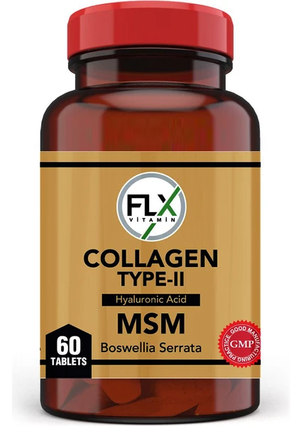 Flx Collagen Type-Iı Hyaluronic Acid Msm Boswellia Serrata 60 Tablet