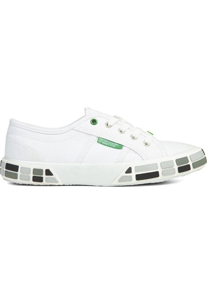 ® | BN-30691-3114 Beyaz Siyah - Kadın Spor Ayakkabı