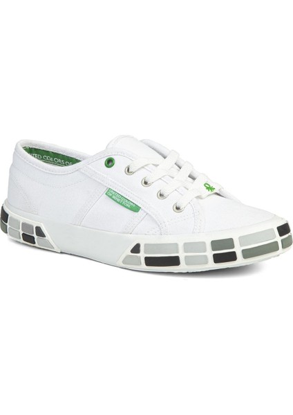 ® | BN-30691-3114 Beyaz Siyah - Kadın Spor Ayakkabı
