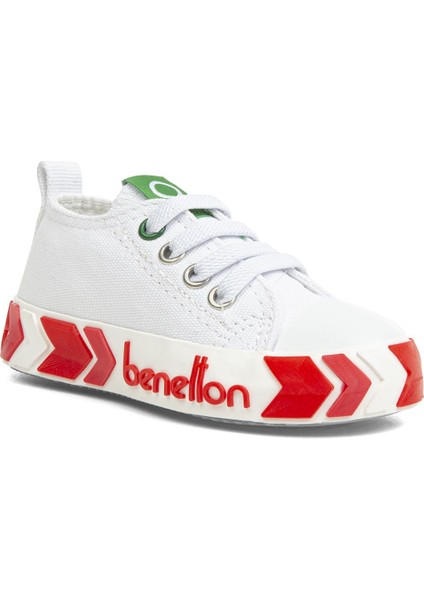 ® | BN-30642 - 3394 Beyaz Fuşya - Çocuk Spor Ayakkabı
