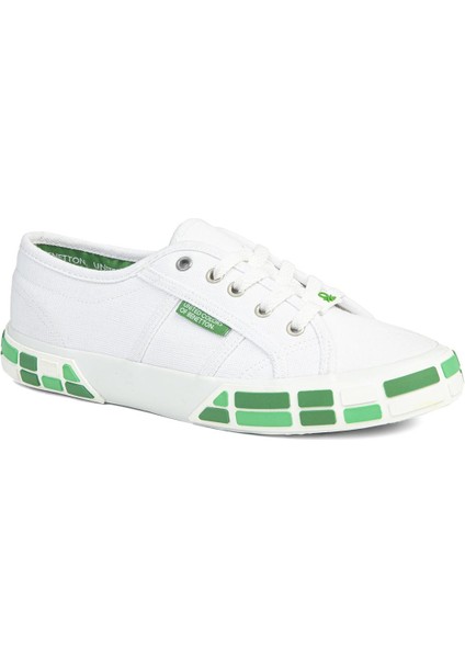 ® | BN-30691-3114 Beyaz Yeşil - Kadın Spor Ayakkabı