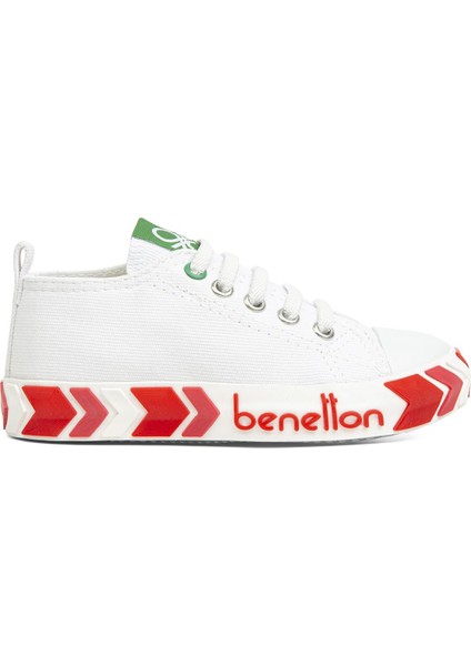 ® | BN-30643 - 3394 Beyaz Fuşya - Çocuk Spor Ayakkabı