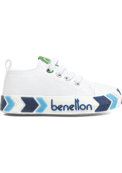 ® | BN-30642 - 3394 Beyaz Lacivert - Çocuk Spor Ayakkabı