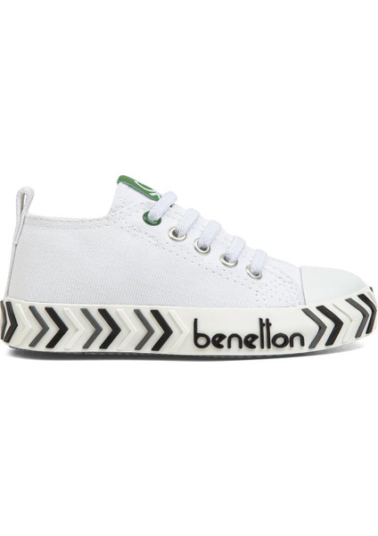 ® | BN-30640 - 3394 Beyaz Siyah - Çocuk Spor Ayakkabı