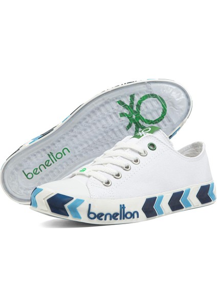 ® | BN-30620-3374 Beyaz Lacivert - Kadın Spor Ayakkabı
