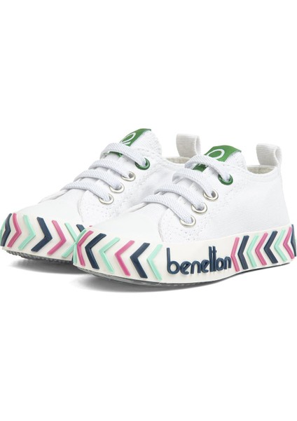 ® | BN-30640 - 3394 Beyaz Yeşil - Çocuk Spor Ayakkabı fırsatları