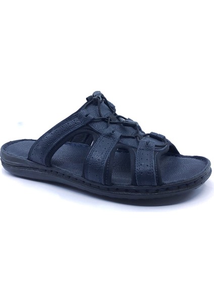 Dr.hoşnut Larcivert %100 Deri Orto Pedi Erkek Terlik fiyatları