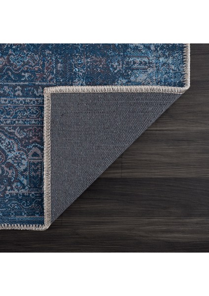 Halı Şönil Dokuma Pamuk Taban Halı Kilim Yolluk Dekoratif Dijital Baskı Halı Yıkanabilir 80 x 300 cm