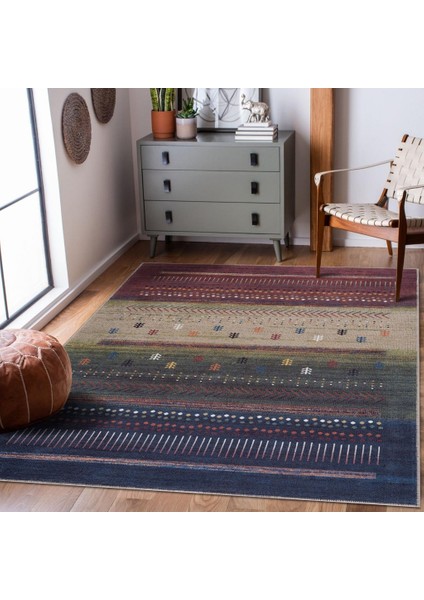 Halı Şönil Dokuma Pamuk Taban Halı Kilim Yolluk Dekoratif Dijital Baskı Halı Yıkanabilir 80 x 150 cm