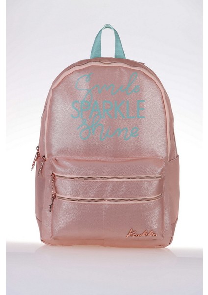 Sparkle Okul Çantası 41X26X18 Somon (K1389)