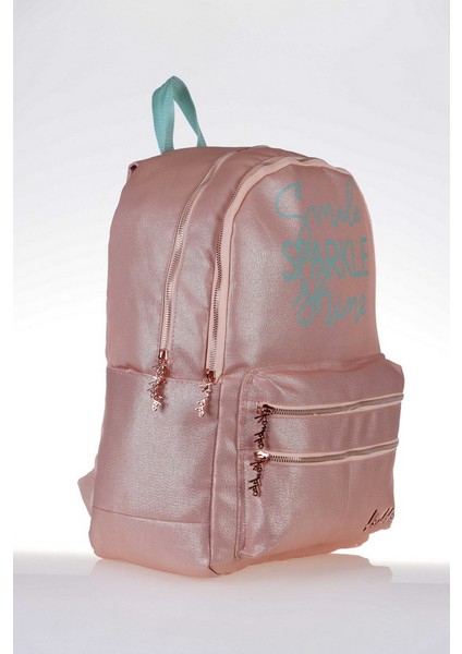 Sparkle Okul Çantası 41X26X18 Somon (K1389)