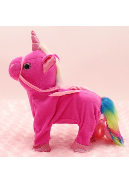 Unicorn Peluş Oyuncak - Kırmızı (Yurt Dışından)